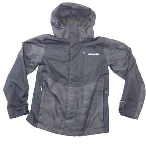 Columbia Kids Black Interchange Omni-Heat Waterproof Hooded Size M 10/12